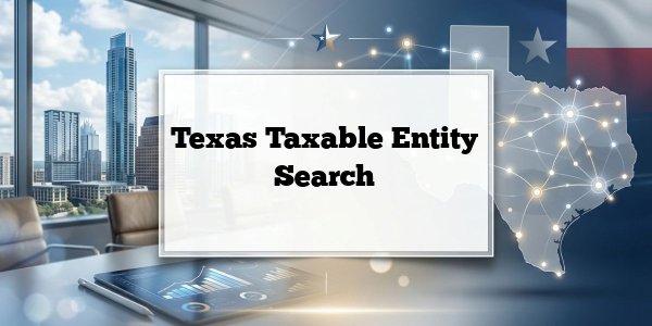 Texas Taxable Entity Search